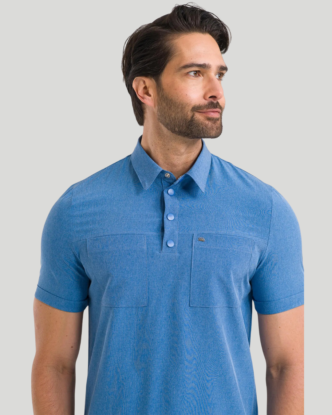 Pulse azul hombre